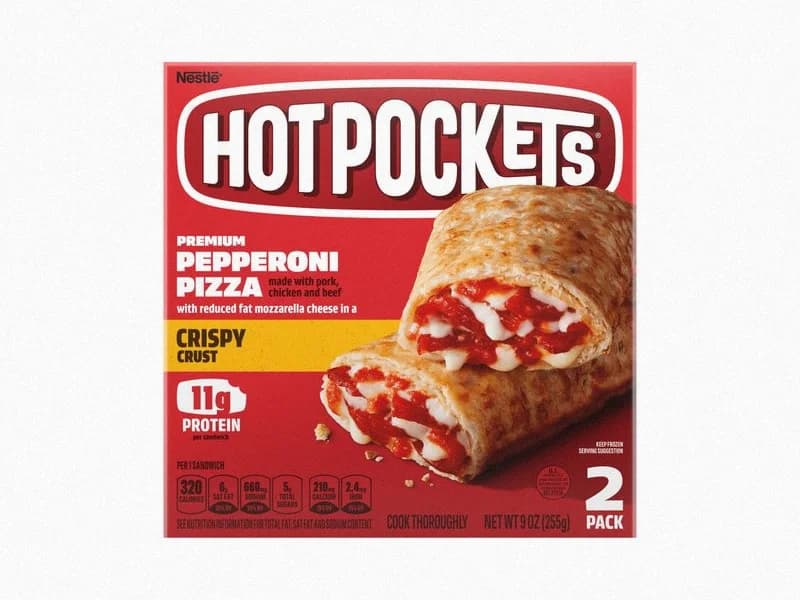 Pepperoni Pizza Crispy Crust