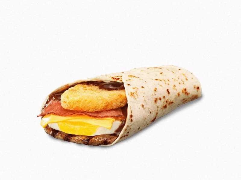 Big BBQ Brekky Wrap