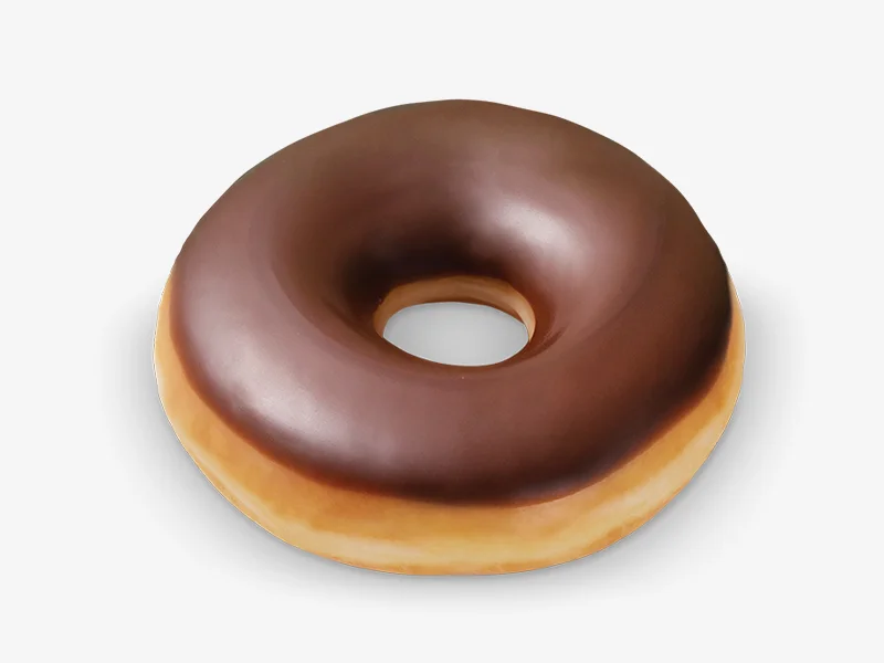 Choc Iced Doughnut