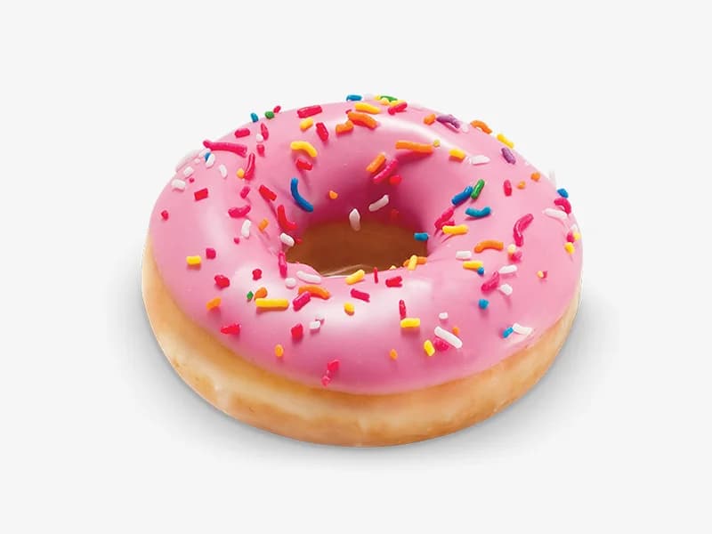 Strawberry Sprinkle Doughnut