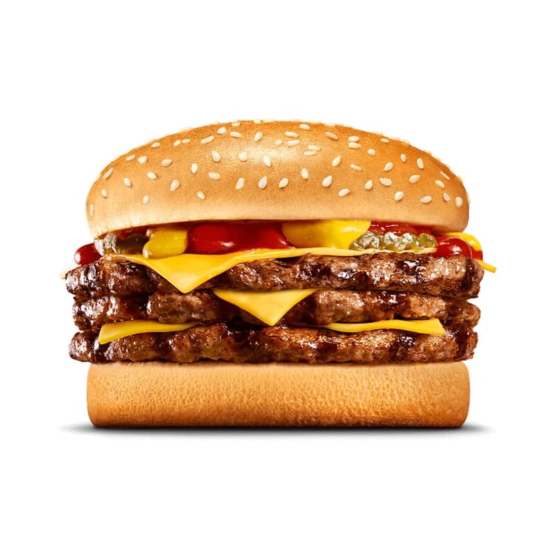 Triple Cheeseburger