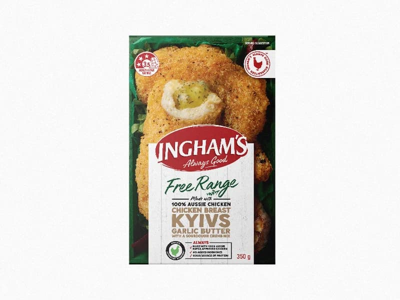 Free Range Chicken Breast Kyivs Garlic Butter