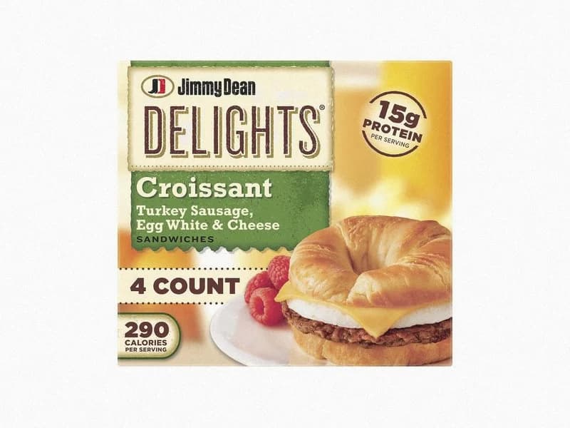 Delights Turkey Sausage, Egg White & Cheese Croissant Sandwich