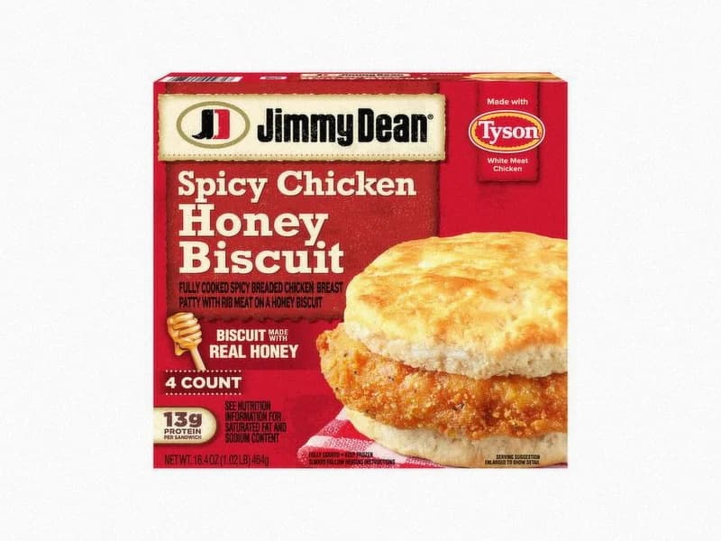 Spicy Chicken Honey Biscuit Sandwich