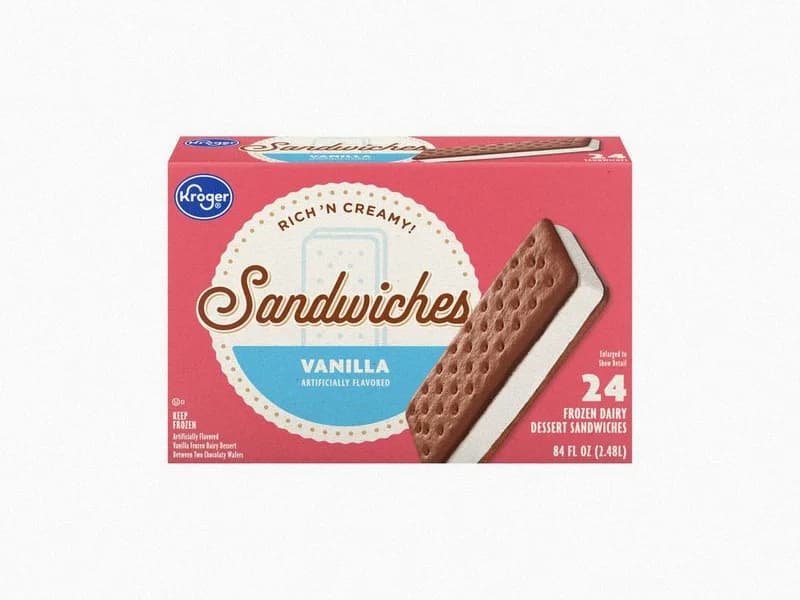 Chocolate Chip Frozen Dairy Dessert Sandwiches