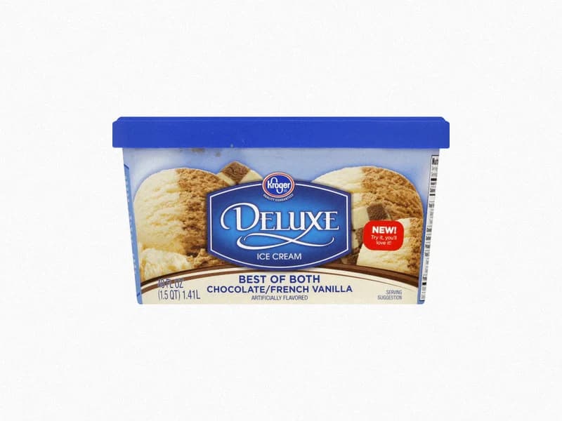 Deluxe Best of Both Chocolate & French Vanilla Ice Cream