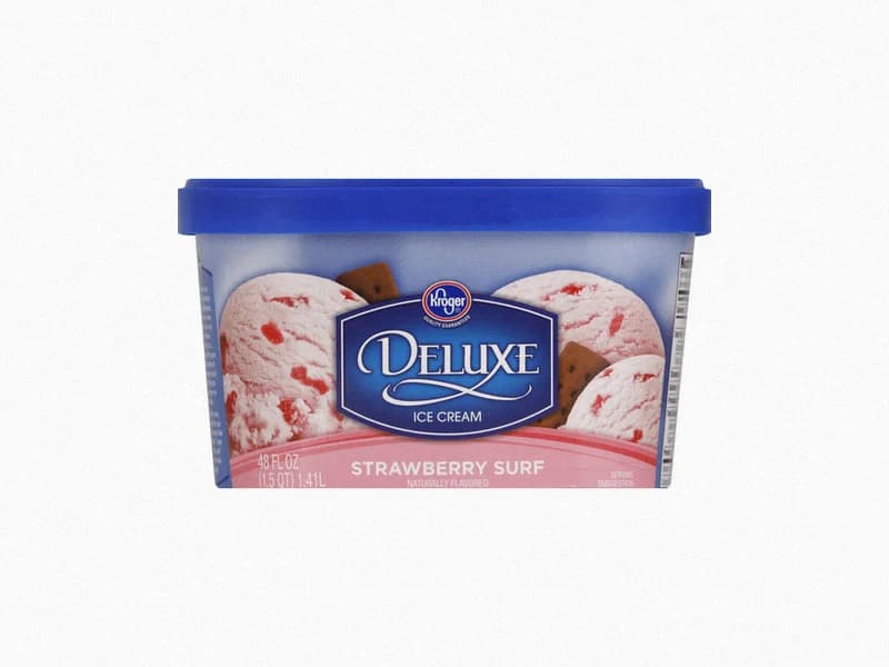 Deluxe Strawberry Surf Ice Cream