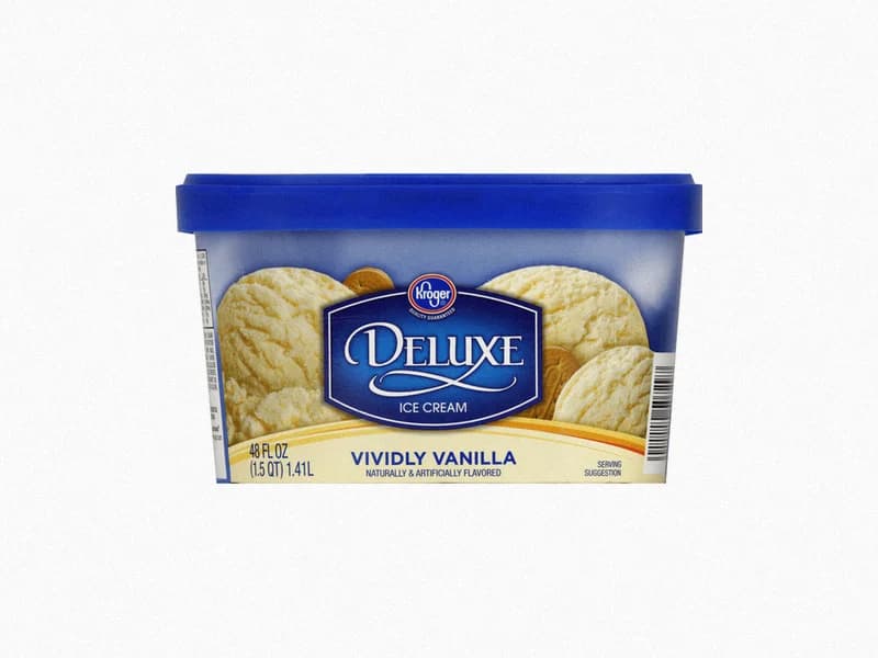 Deluxe Vividly Vanilla Ice Cream