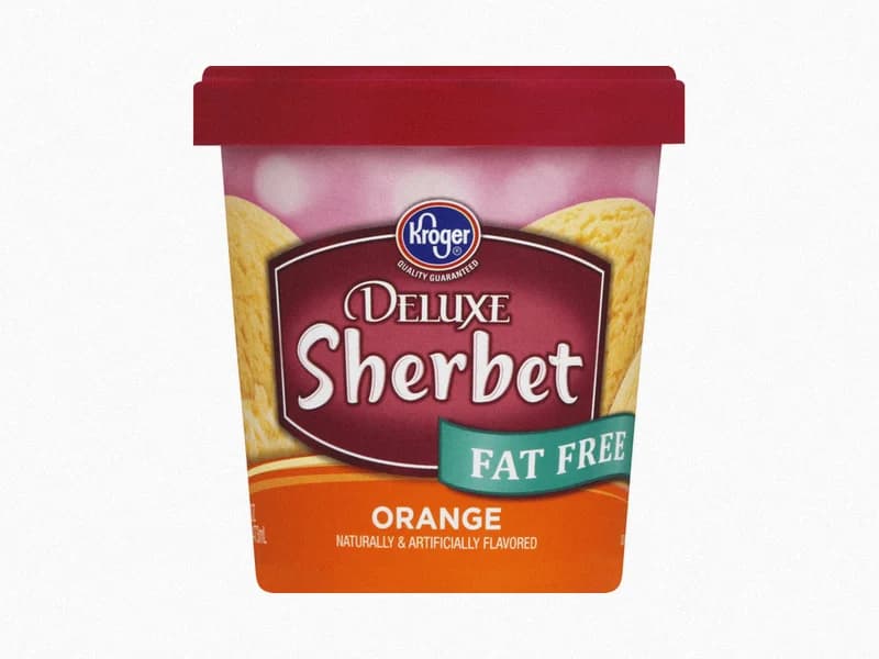 Low Fat Orange Sherbet