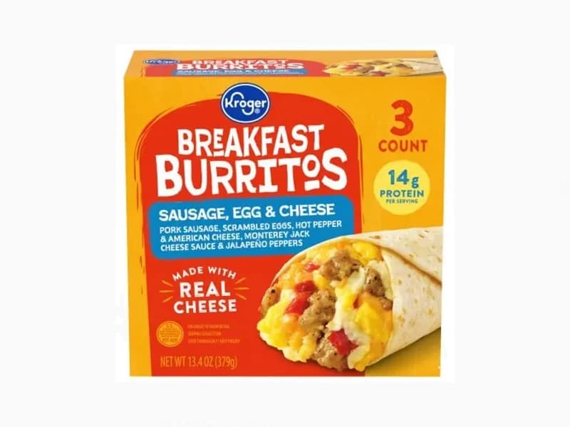 Sausage Egg & Cheese Breakfast Burrito
