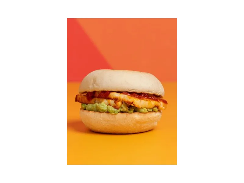 Smashed Avocado & Halloumi Muffin