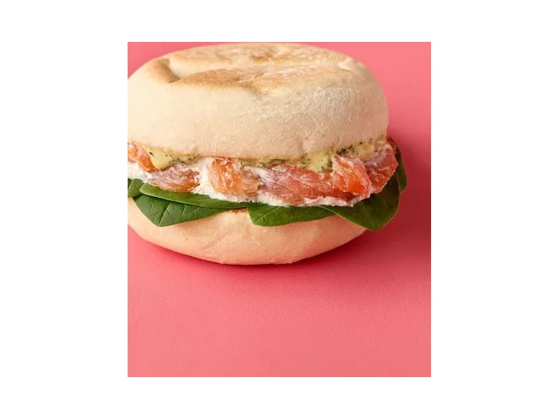 Smoked Salmon & Cream Cheese Muffin