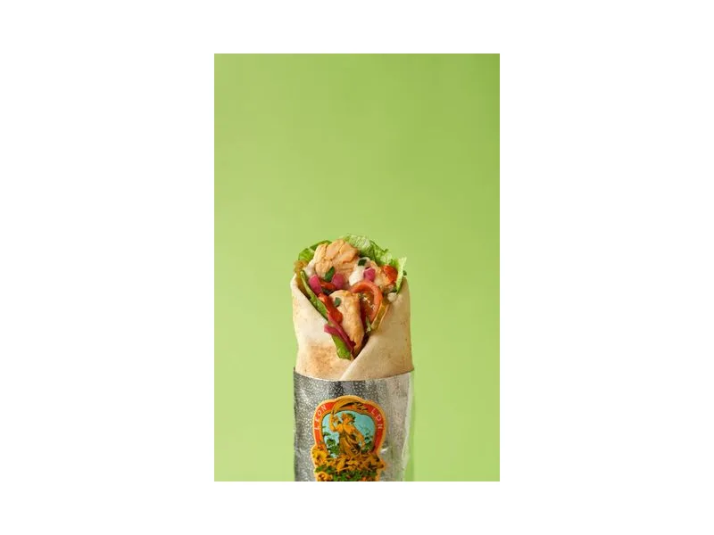 Vegan Harissa Chick'n Wrap