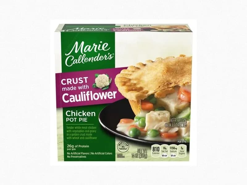 Chicken Pot Pie with Cauliflower Crust