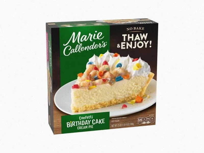 Confetti Birthday Cake Cream Pie