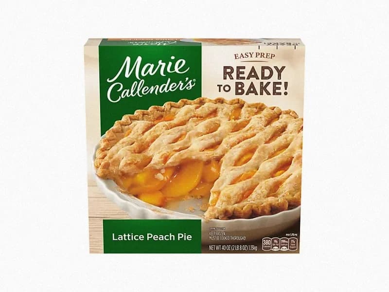 Lattice Peach Pie