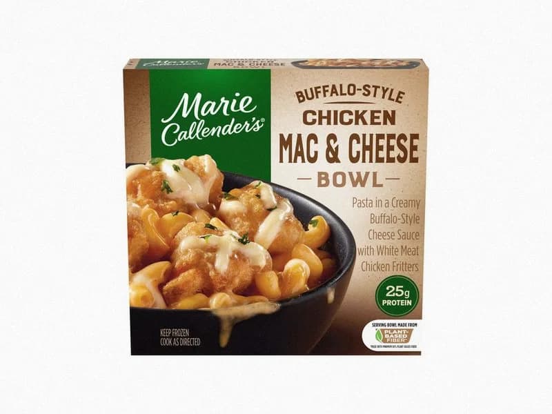 Spicy Buffalo Chicken Mac & Cheese Bowl