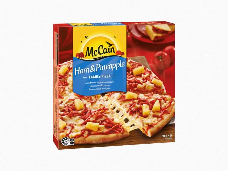 Ham & Pineapple Family Pizza