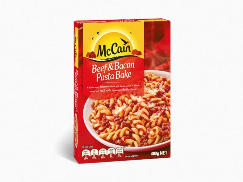 Hearty Meals Beef & Bacon Pasta Bake