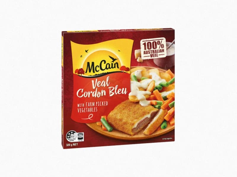 Hearty Meals Veal Cordon Bleu