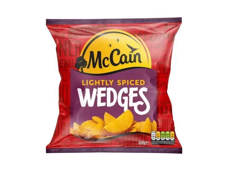 Lightly Spiced Potato Wedges