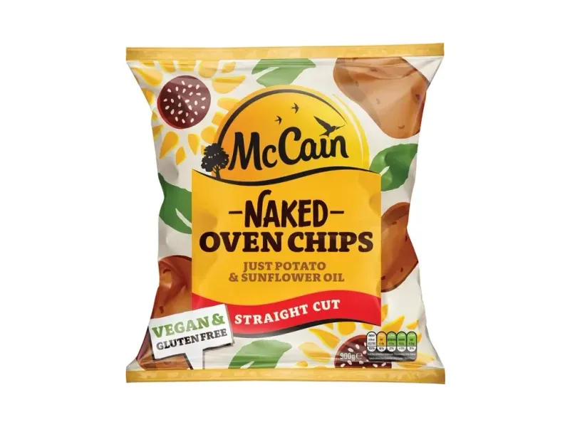 Naked Oven Chips Straight Cut