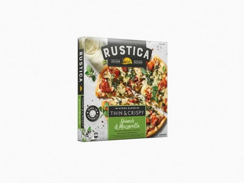Rustica Spinach & Mozzarella Pizza