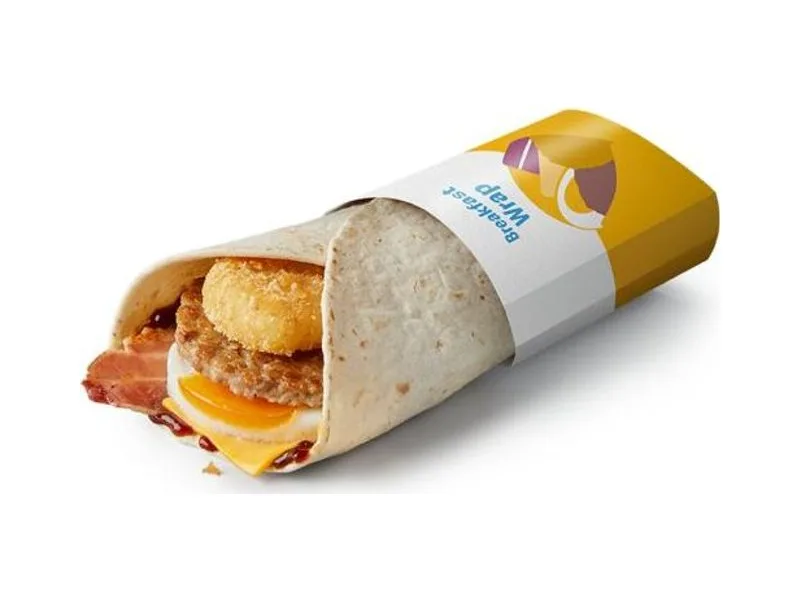 Breakfast Wrap with Brown Sauce