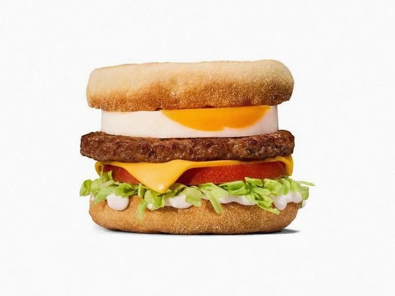Deluxe Sausage & Egg McMuffin