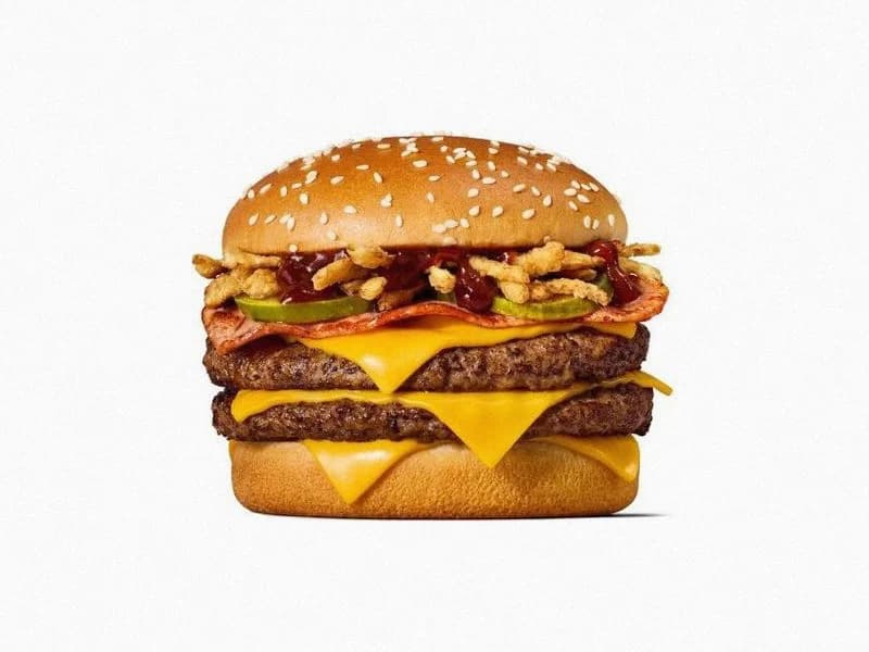 Double Quarter Pounder BBQ, Bacon & Crispy Onions