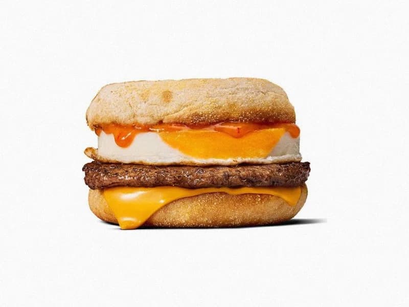 Honey Sriracha Sausage & Egg McMuffin