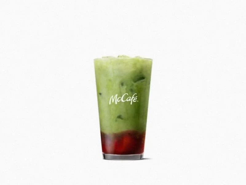 Iced Strawberry Matcha Latte