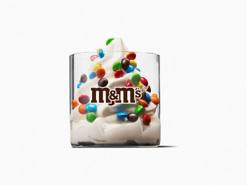 M&M's Minis McFlurry