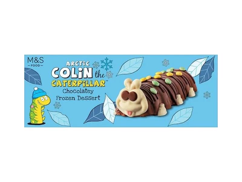 Arctic Colin The Caterpillar Frozen Dessert