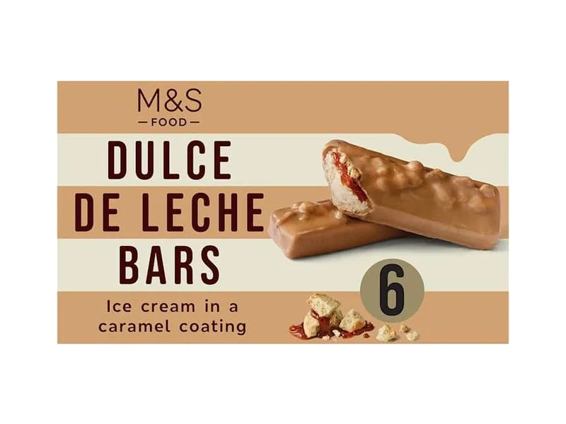 Dulce de Leche Ice Cream Bars