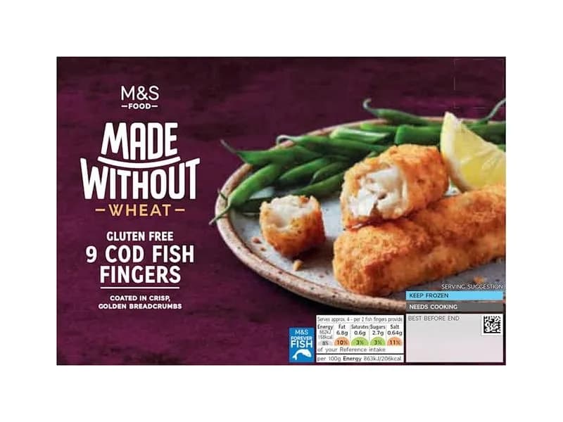 Gluten Free Cod Fish Fingers