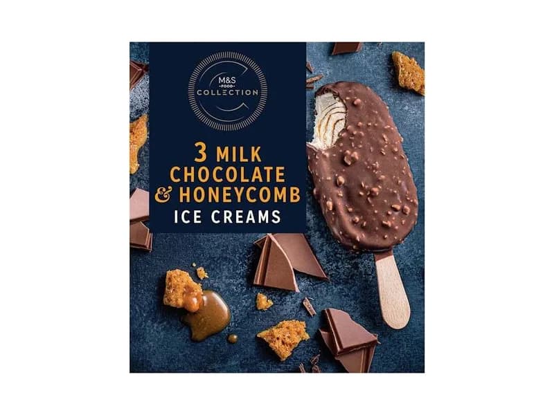 Milk Chocolate & Honeycomb Ice Cream