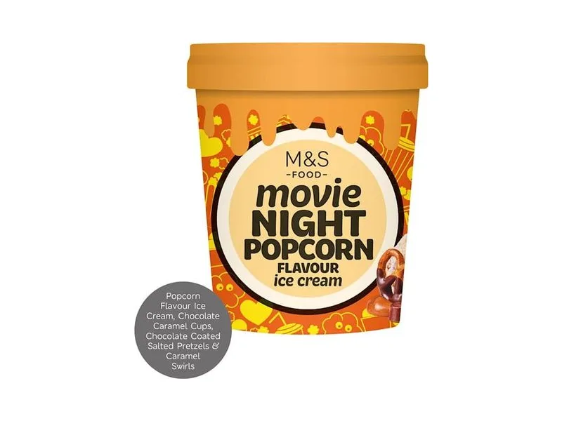 Movie Night Popcorn Ice Cream