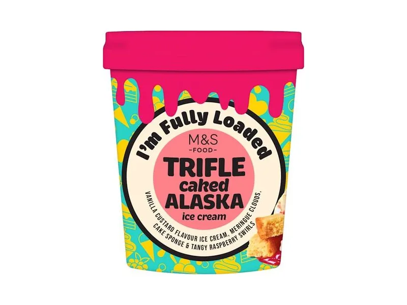 Trifle Caked Alaska Ice Cream