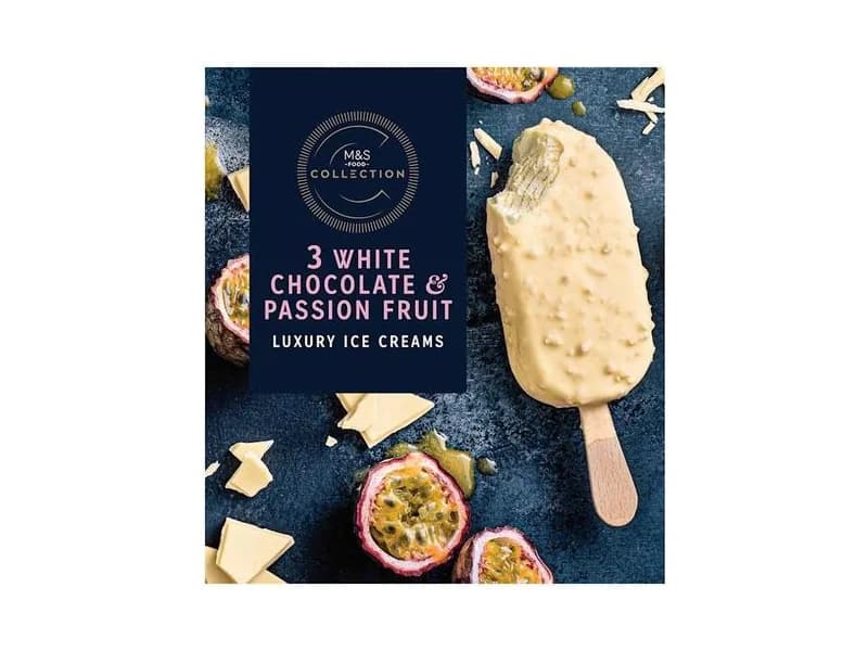 White Chocolate & Passion Fruit Ice Cream