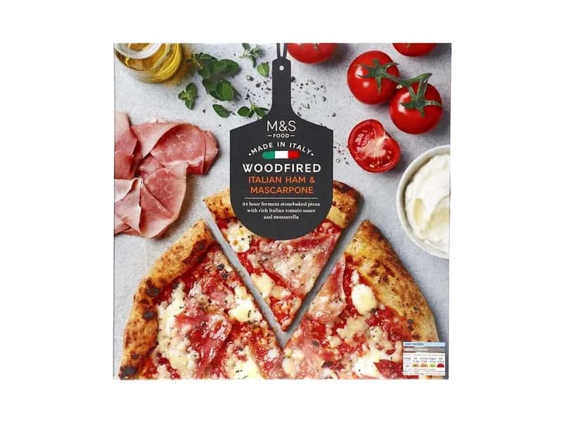 Woodfired Ham & Mascarpone Pizza