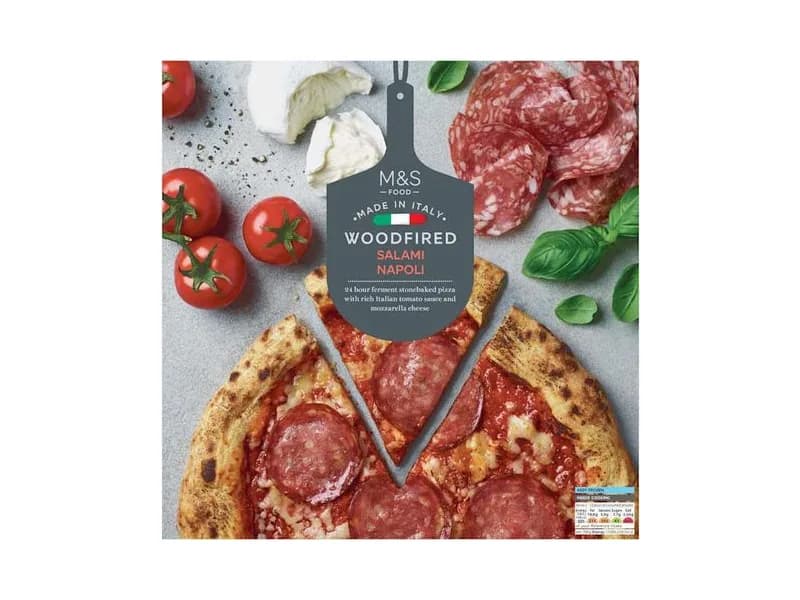 Woodfired Salami Napoli Pizza