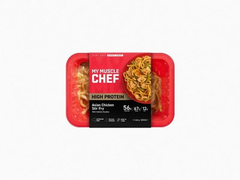 Asian Chicken Stir Fry With Hokkien Noodles