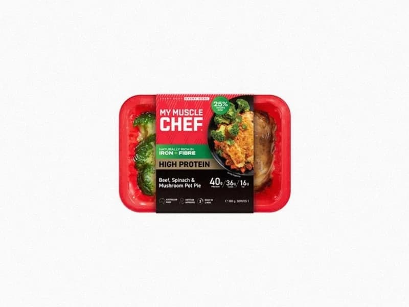 Beef, Spinach & Mushroom Pot Pie
