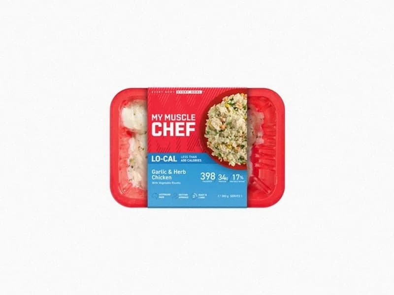 Garlic & Herb Chicken With Vegetable Risotto