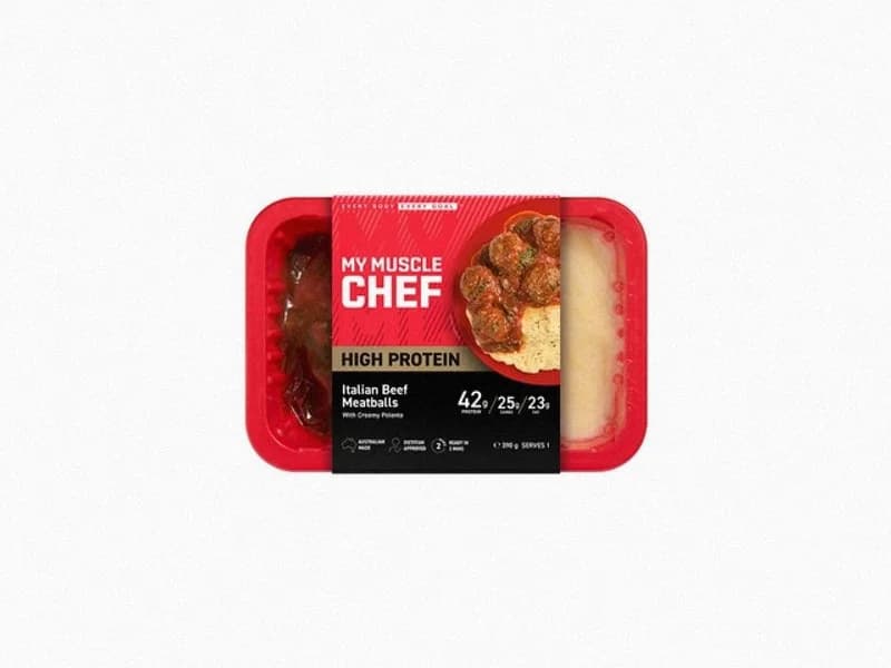 Italian Beef Meatballs With Creamy Polenta