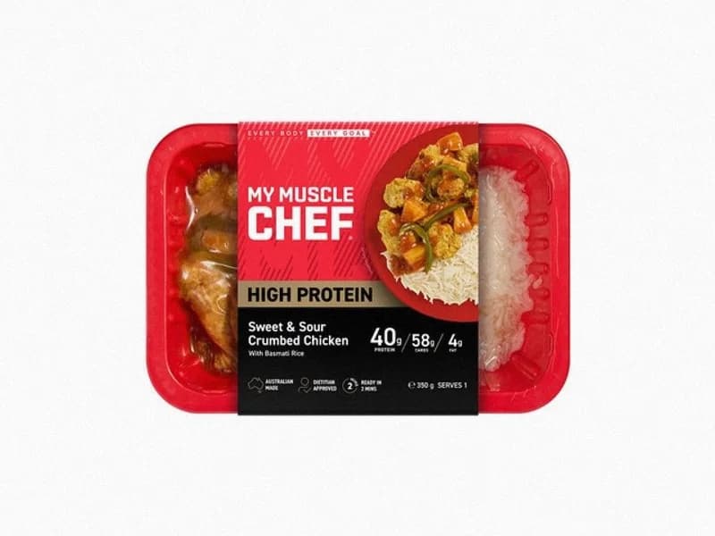 Sweet & Sour Crumbed Chicken With Basmati Rice