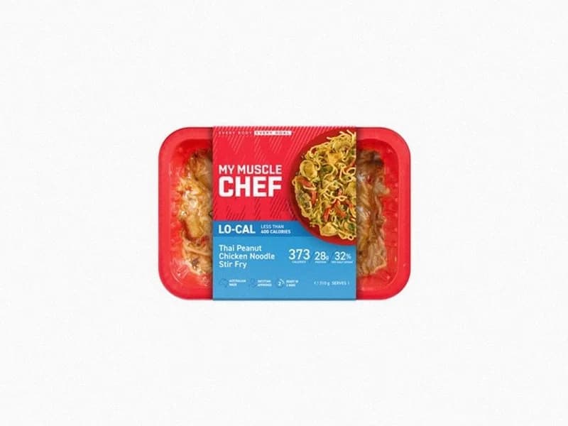 Thai Peanut Chicken Noodle Stir Fry