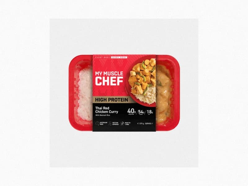 Thai Red Chicken Curry With Basmati Rice