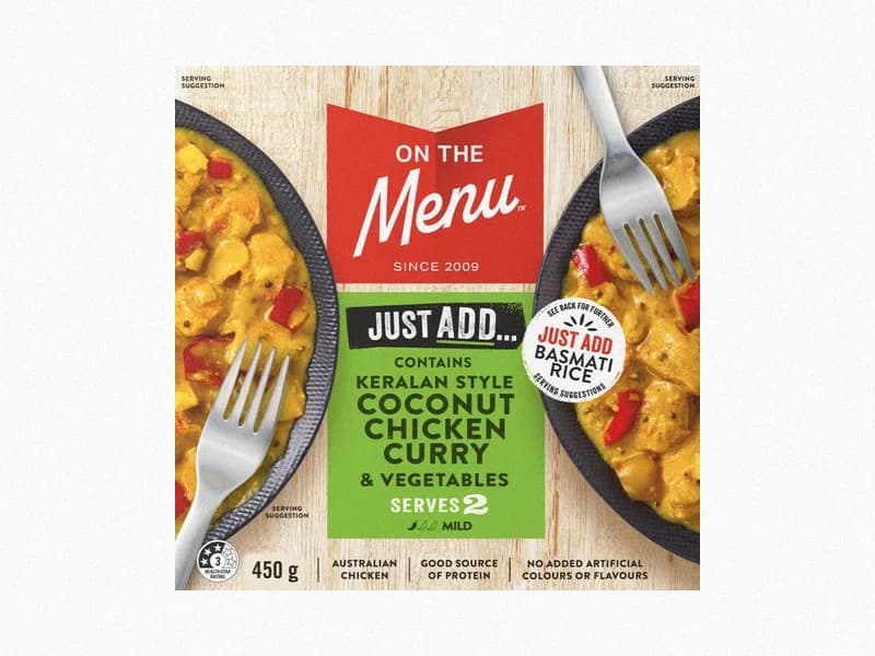 Keralan Coconut Chicken Curry & Vegetables